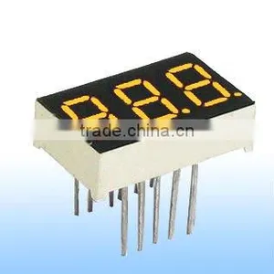 Hight-quality Amber 0.4 Inch 3 Digit 7 Segment Led Numberic Display thumbnail-1