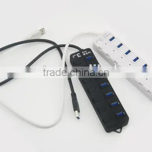 High Speed Multi 7 Ports Usb Hub 3.0 for PC Laptop Notebook thumbnail-1