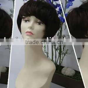 Synthetic Machine Made Wig Made in China thumbnail-1