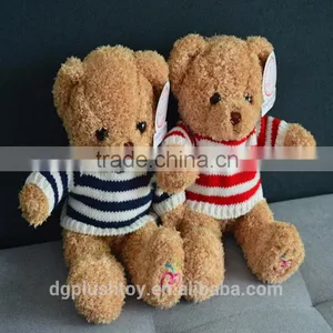 Lovely Stuffed Teddy Bear With T-shirt Animal Toy thumbnail-2