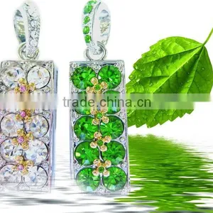 Colorful Jewellery USB With Keychain For Promotion thumbnail-1