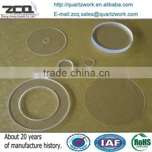 High Precision Perforated Quartz Glass Disc The Minimum Hole 0.8mm thumbnail-2