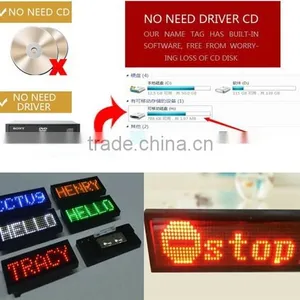 LED Digital Name Tag LED Name Badge thumbnail-3