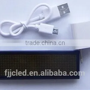 Rechargeable LED Name Tag / LED Name Badge for Moving Text thumbnail-3