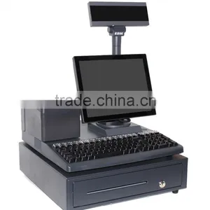 Bizsoft DZ-D280 12'inch All in One Programmable Pos Terminal With Printer and Cash Drawer thumbnail-3