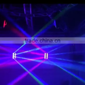2016 Hot Selling Full Color 8x10w 80w RGBW 4IN1 Disco Stage Light Led Spider Beam Moving Head Light With Base thumbnail-5
