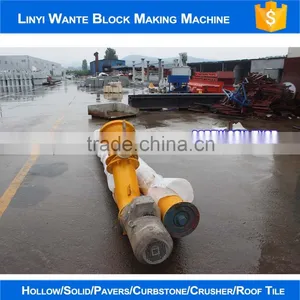 WANTE MACHINERY WANTE BRAND QT6-15B Fully Automatic Block Making Machine Line With 9m Screw Conveyor thumbnail-1