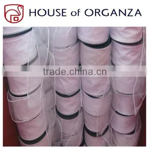 White Normal Organza Ribbons 5.5cmx25m With Sewed Edge for Decorations thumbnail-1