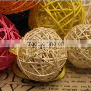 Manufacture Hot Sale Wicker Decoration Wicker Ball thumbnail-1