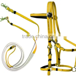Soft PVC Webbing Endurance Horse Bridle and Halter Quality Choice thumbnail-1