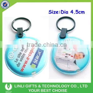 Led Flashlight PVC Custom Keyring thumbnail-2