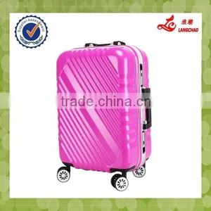 Aluminum Frame Plastic Cover 360-degree Wheels 100% PC Luggage thumbnail-6
