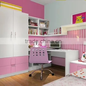 Girl Bedroom Wardrobe Closet Design thumbnail-1