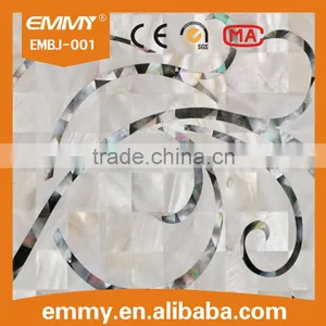 Chinese Mother of Pearl Shell Mosaic Tile for Background Wall Panel thumbnail-6