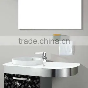 Small Size Stainless Steel Bathroom Vanity W8023 thumbnail-1