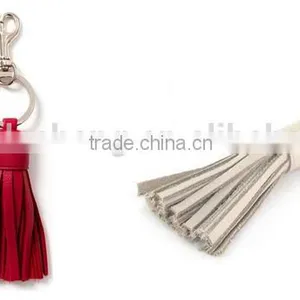 Fashion Jewelry Gift Classic Leather Tassel Key Chain Metal Keyring Women Handbag Accessory thumbnail-6