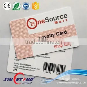 Plastic PVC Gift Card With EAN 8 Barcode thumbnail-1