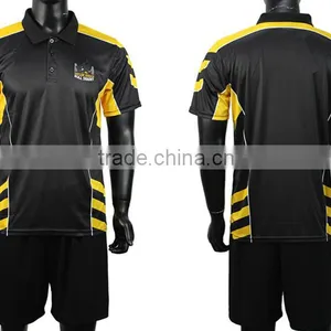 2016 High Quality Mens Latest Design Sports Performance Technical Dry Fit Golf Polo Shirt Manufacturer in China thumbnail-5