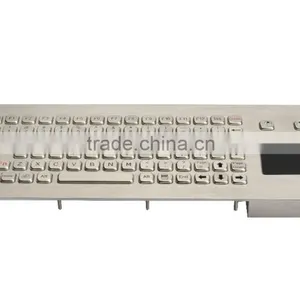 Full Funtionalities IP65 With Trackball Integrated Metal Keyboard thumbnail-3