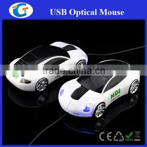 Wired Computer Hardware Car Shaped pc Mouse thumbnail-2