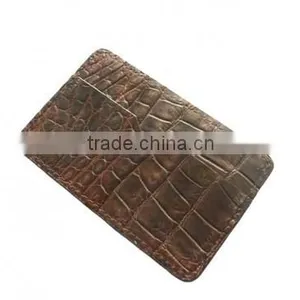 Crocodile Leather Card Clip Wallet SCRCW-002 thumbnail-1