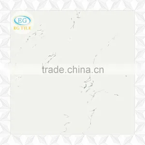 60X60 Statuario Marble White Vitrified Double Loding Porcelain Polished Tile thumbnail-2