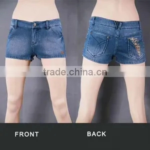 Denim Knitted Jeans for Women thumbnail-1