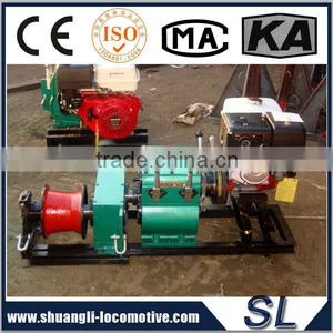 11025lbs Traction Gasoline or Diesel Engine Powered Rope Pulling Winch For The Wild Mountain Construction thumbnail-6