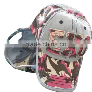 Denim Camo Twill Embroidered Sports Hat,denim Baseball Cap,washed Baseball Hat thumbnail-1