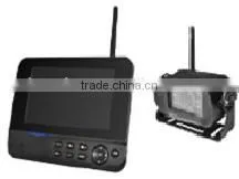 2.4GHz Wireless Backup Reversing Kit, 7" Wireless Rear View System With Wifi Night Vision IR Camera for Truck, Heavy Duty thumbnail-1