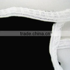 Black Disposable Sexy G-string With White Elastic thumbnail-5