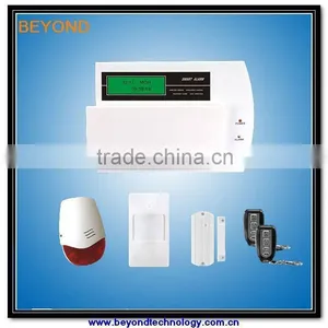 Wired and Wireless Burglar Alarm System With LCD Display thumbnail-1