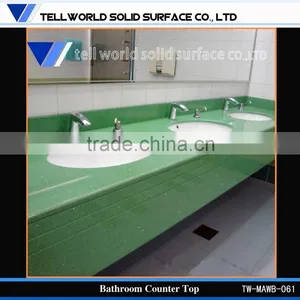 Green Countertops, Solid Surface Vanity Top, Corian Countertops Marble thumbnail-1