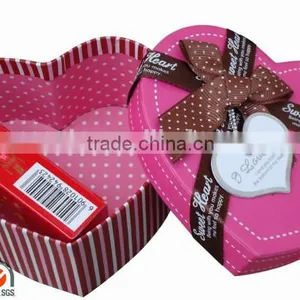 Popular Exquisite Heart Shape Gift Packaging Boxes With Ribbons Wholesale thumbnail-1