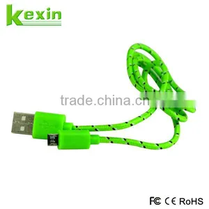 Best Price USB Charging Cable ,Colorful Micro Braided USB Cable for Android Samsung thumbnail-3