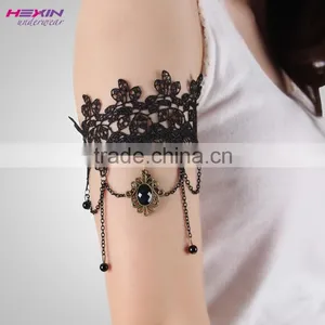 Gothic Lace Handmade Tassel Gothic Beads Drop Chain Bracelets thumbnail-1