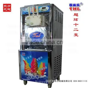 Hot Sell Rainbow Soft Ice Cream Machine/ Counter Top Soft Serve Ice Cream Machine/ Cheap Italian Ice Cream Machine thumbnail-5