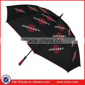 High Quality Promotional Logo Customize Golf Umbrella thumbnail-2
