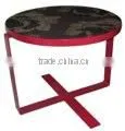 Stainless Stell Table Round Dining Table thumbnail-1