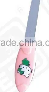Cute Pattern Stainless Steel Nail File With Plastic Handle thumbnail-1