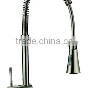 Brushed Nickel Commercial Style Pre Rinse Kitchen Faucet 8631-BN thumbnail-1