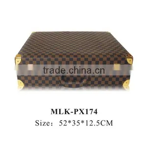 Short-distance Eminent Travel Vintage Leather Luggage Suitcase thumbnail-1