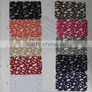 Fashion Lace Fabric for Ladies Shoes Upper Usage,popular Use for Ladies Handbags ,wallets ,purse thumbnail-4
