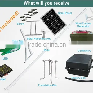 Energy Saving High Brightness Solar Power Led Street Light thumbnail-3