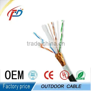 Outdoor FTP Cat5 Lan Cable With Aluminum Tape Shield thumbnail-4