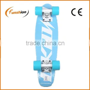 Candy Color 22" Outdoor Sport Skateboard With Aluminum Truck thumbnail-1