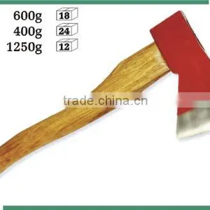 Axe With Wood Handle thumbnail-1
