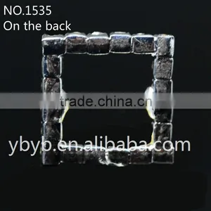 Rose Crystal Rhinestone Buckle for Wedding Invitation-1535 thumbnail-3