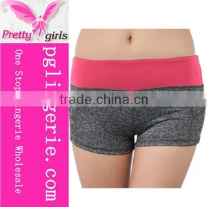 Hot Sale Blue High Waist Women Summer Running Tight Sports Shorts thumbnail-4