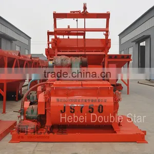 China Made Electric StationaryJS750 Concrete Mixer Machine Price thumbnail-1